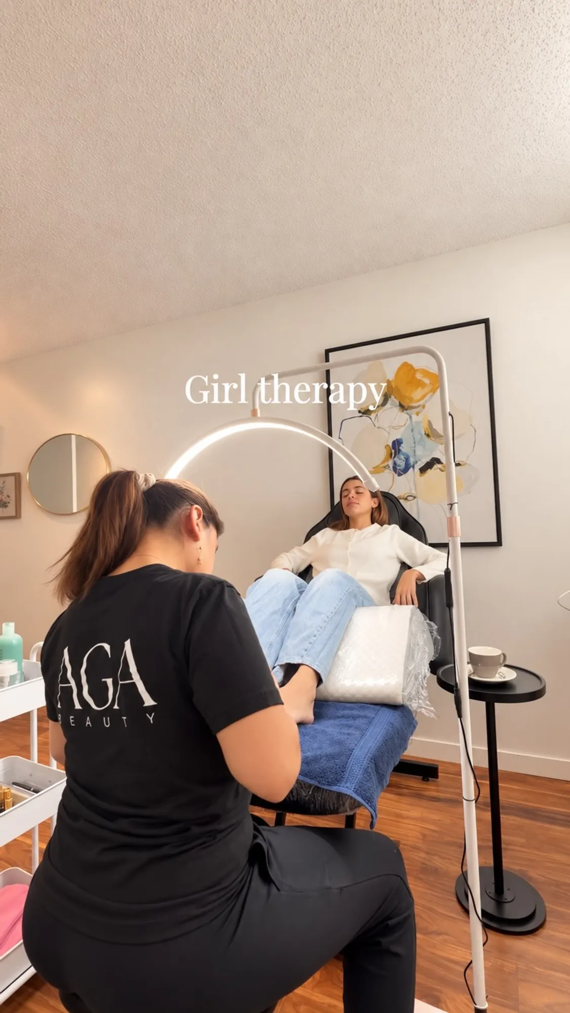 A little polish, a little pause, a time for you ✨💅🏼 Because sometimes the best therapy is a pedicure and good company…