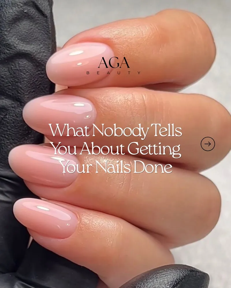 What nobody tells you about getting your nails done 💅✨ At AGA Beauty, we care about the details you don’t always see:…